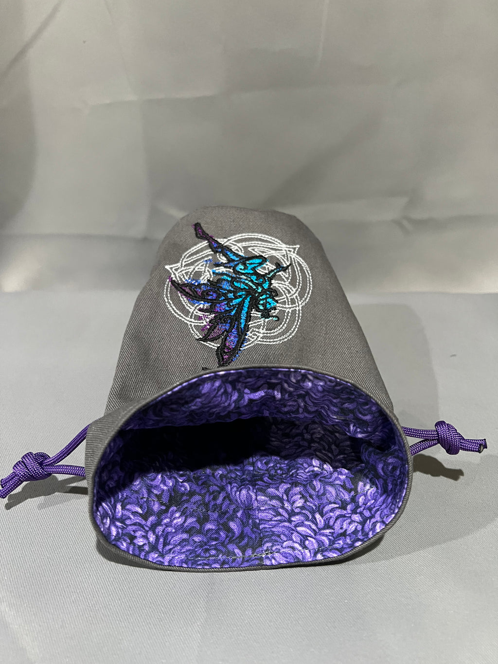 Embroidered Dice Bag: Celtic Fae