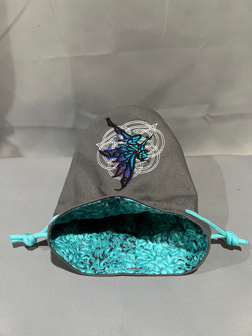 Embroidered Dice Bag: Celtic Fae