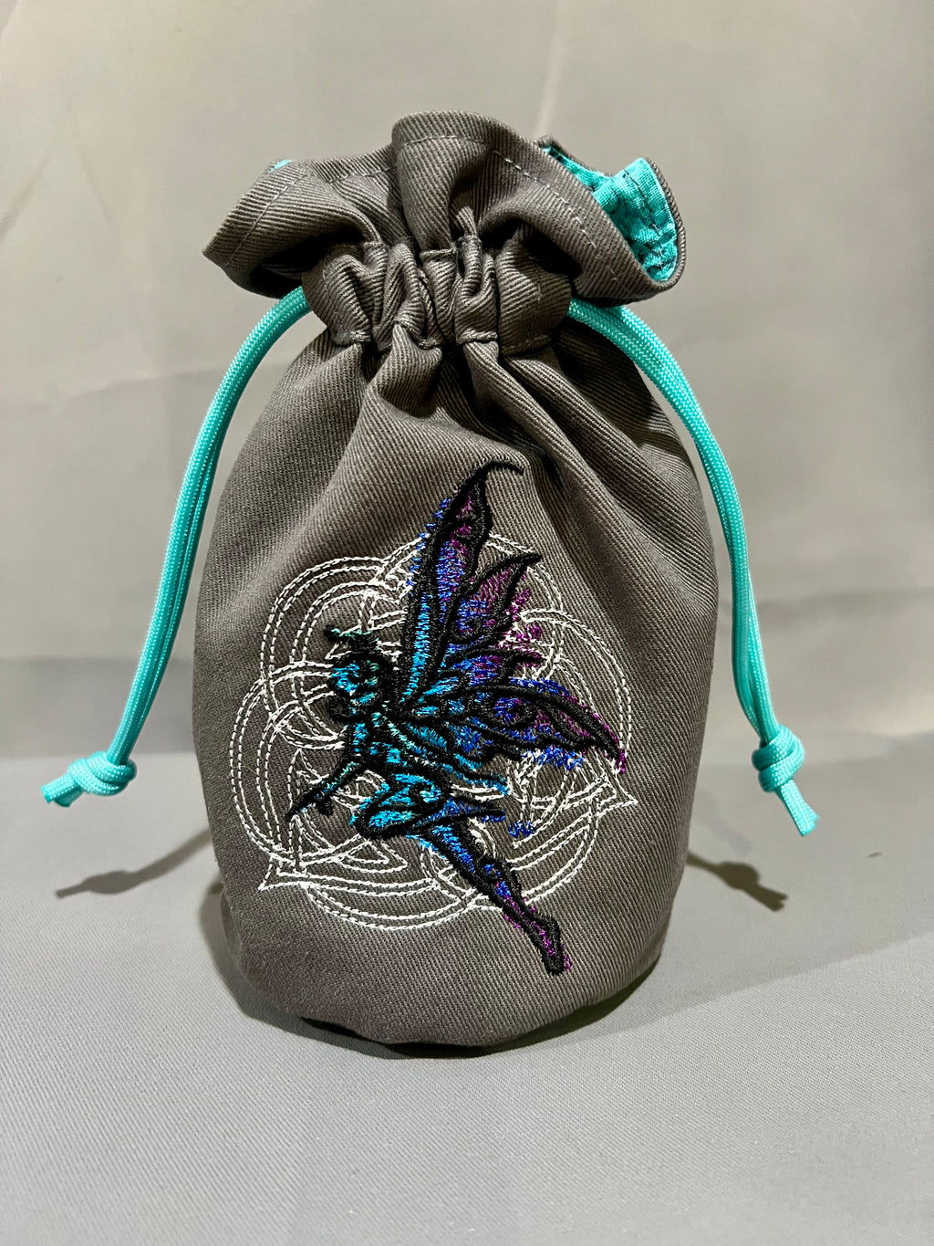 Embroidered Dice Bag: Celtic Fae