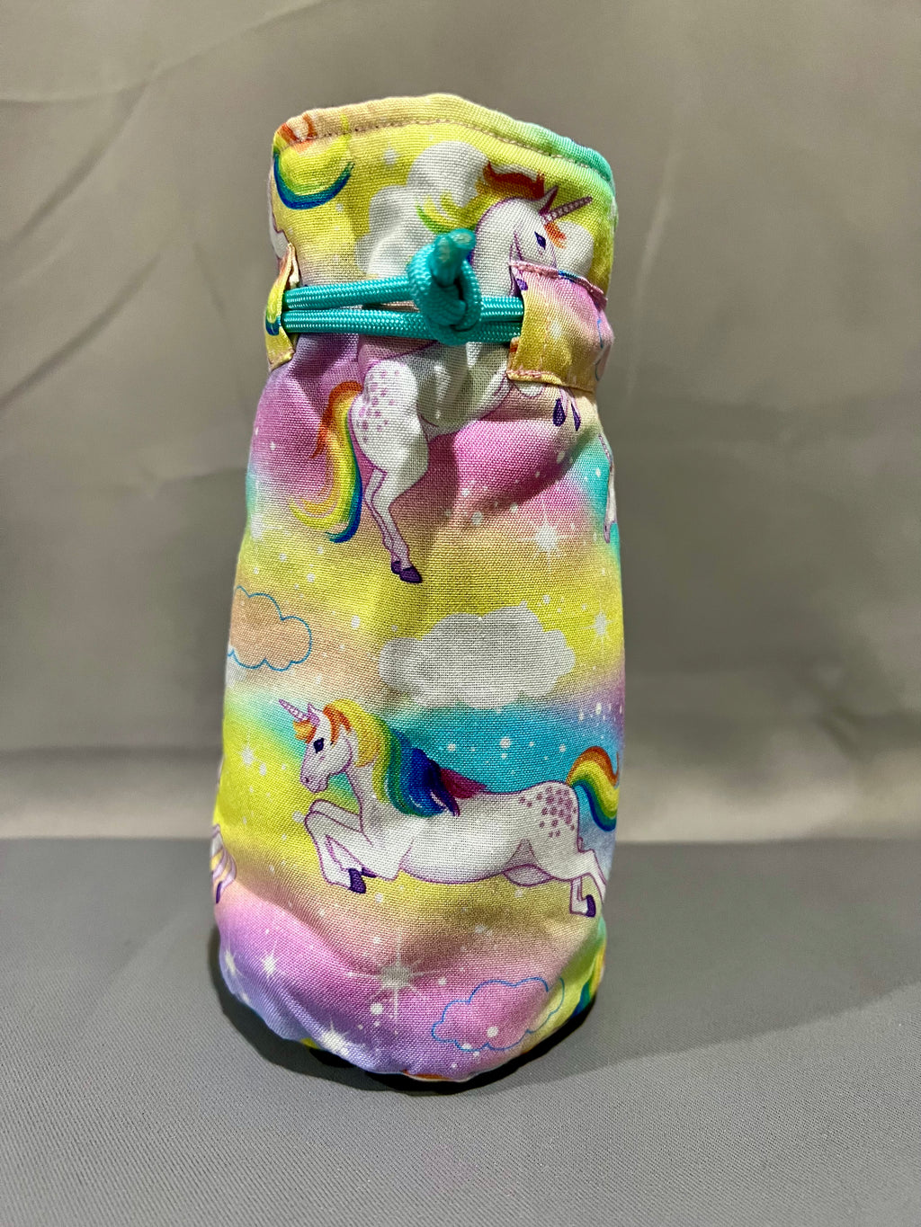 Print Fabric Dice Bag: Unicorns