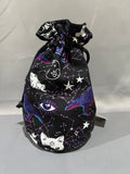 Print Fabric Dice Bag: Occult Mysteries