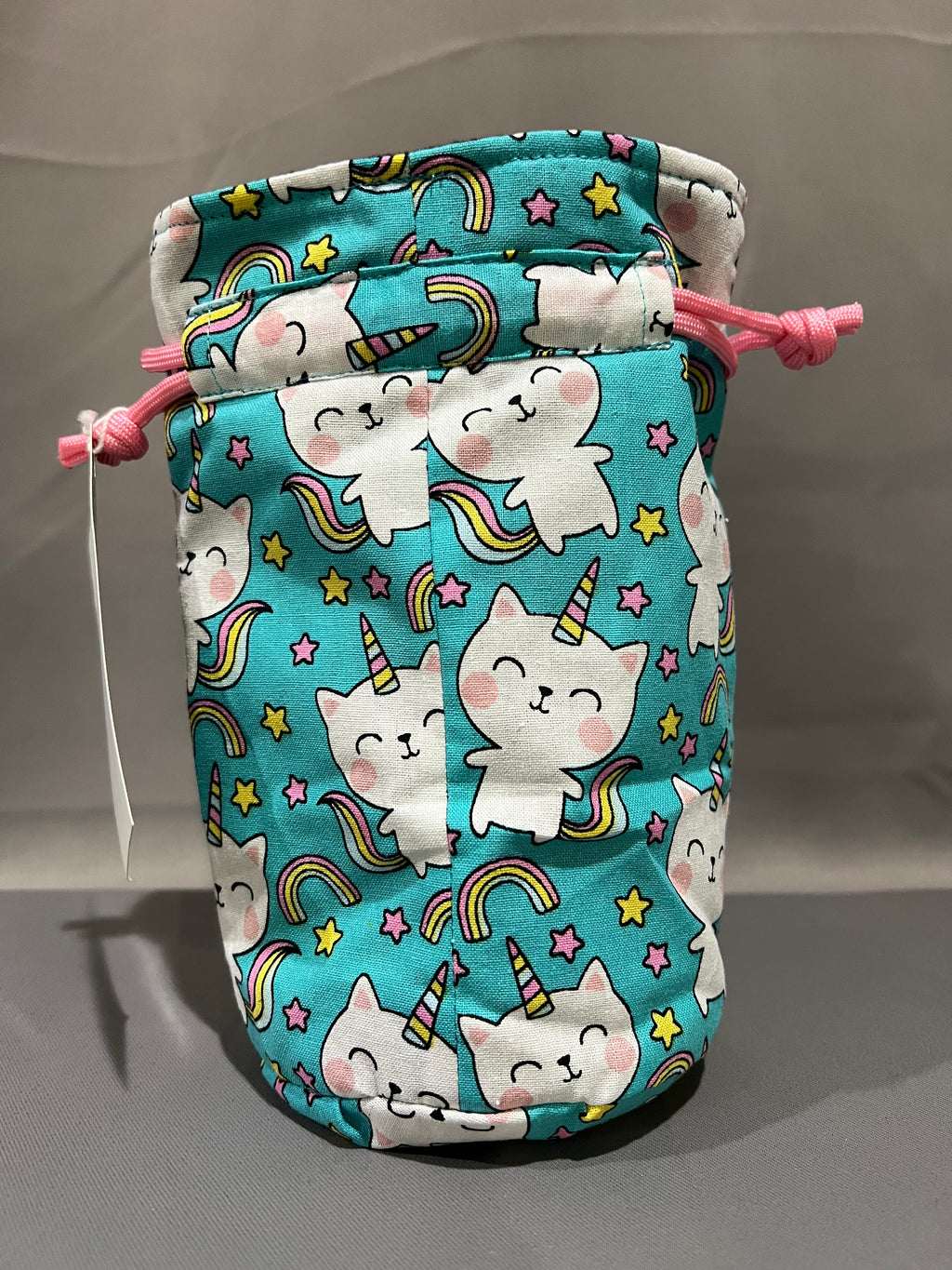 Print Fabric Dice Bag: Unicorn Kitty