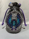 Embroidered Dice Bag: The Morrigan