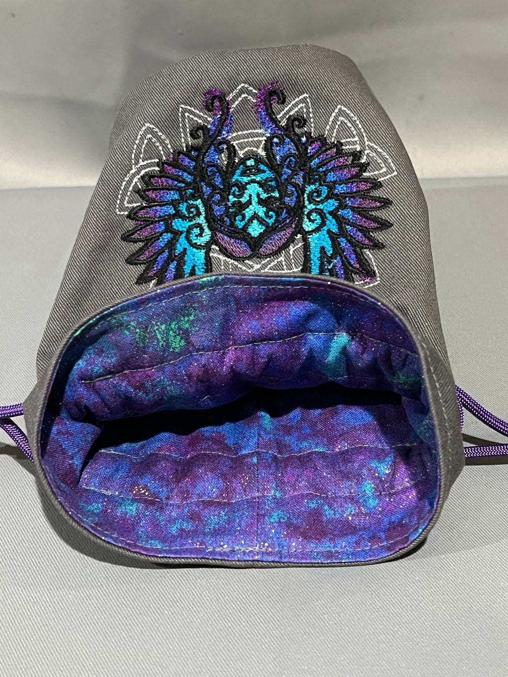 Embroidered Dice Bag: The Morrigan